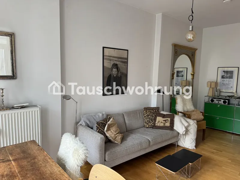 Tauschwohnung: 3 ZI/Parkett/Südbalk./Gartennutz/ Weinmeisterstr. gg größer — photo 1